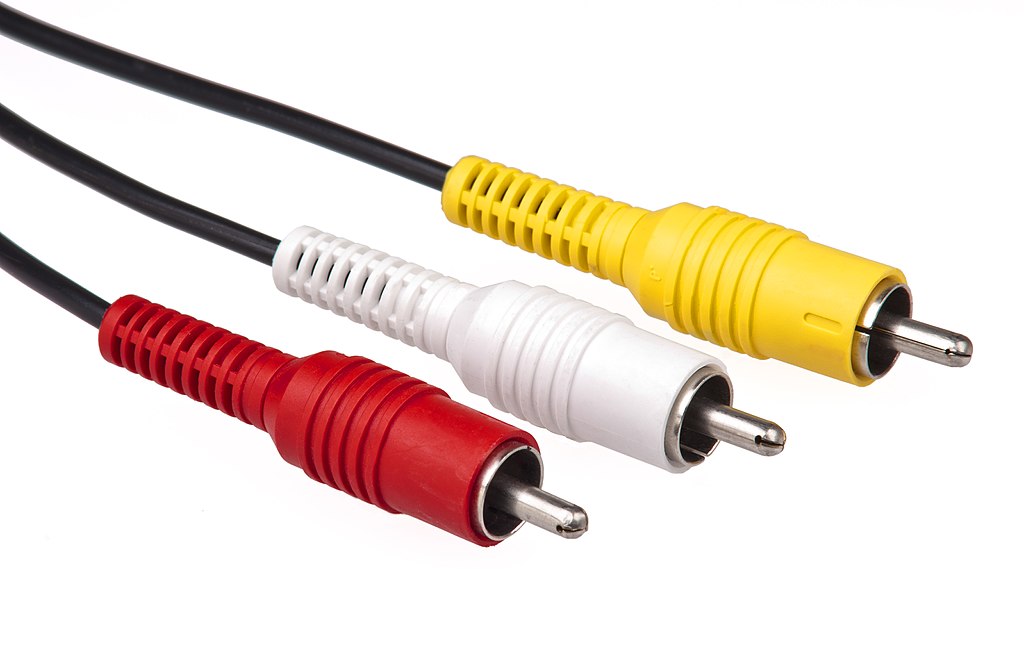 A picture of three composite cables