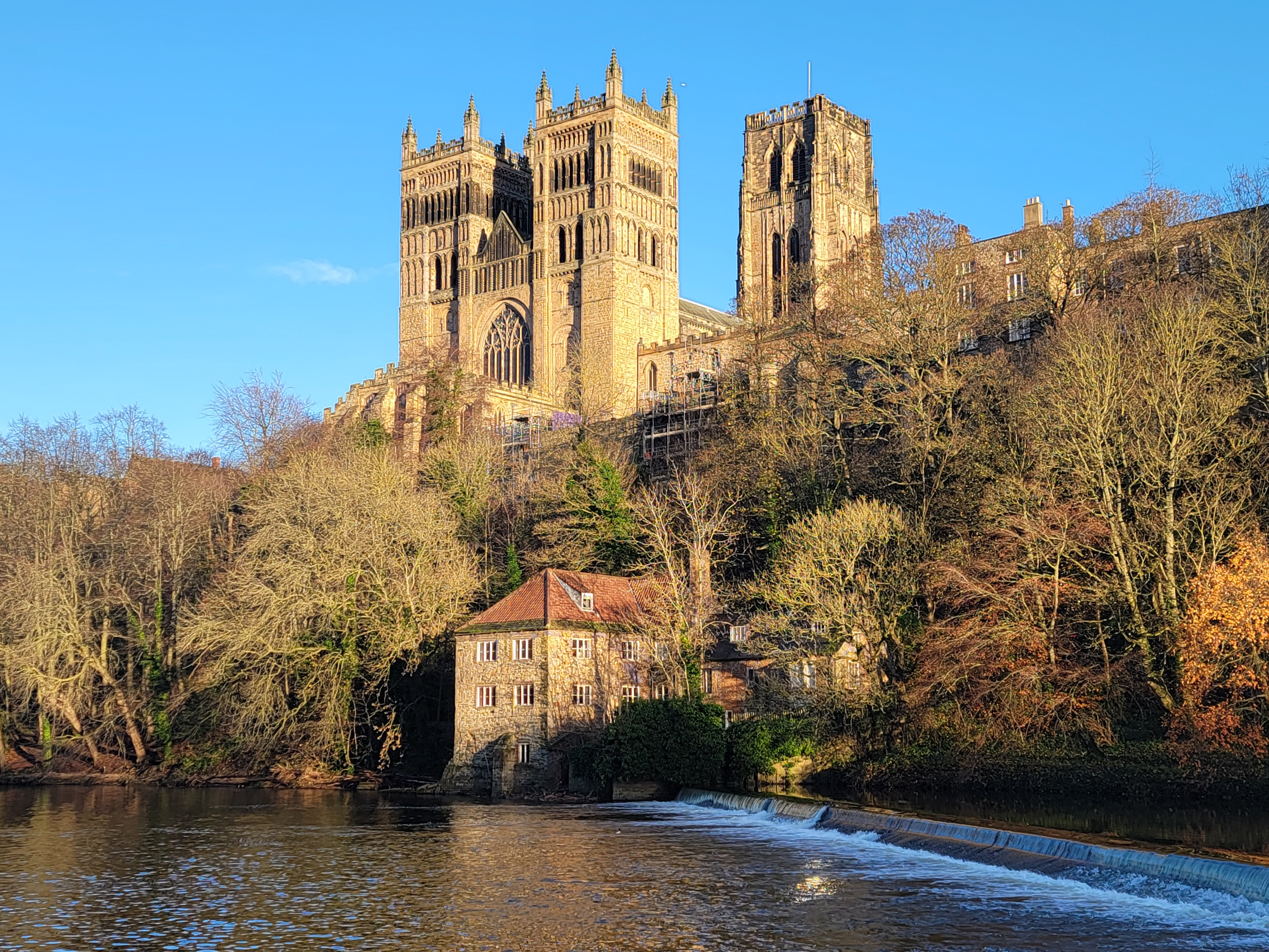 Durham Cathedral from across the river Wear